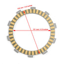 Clutch Friction Disc Set for Ducati Superbike 848 08-10 Multistrada 1100 07-09