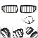 01.2009-10.2016 BMW 5-serie F10 Limousine Kidney Grille Bumper Grille Black Glossy 51137203203 51137203204