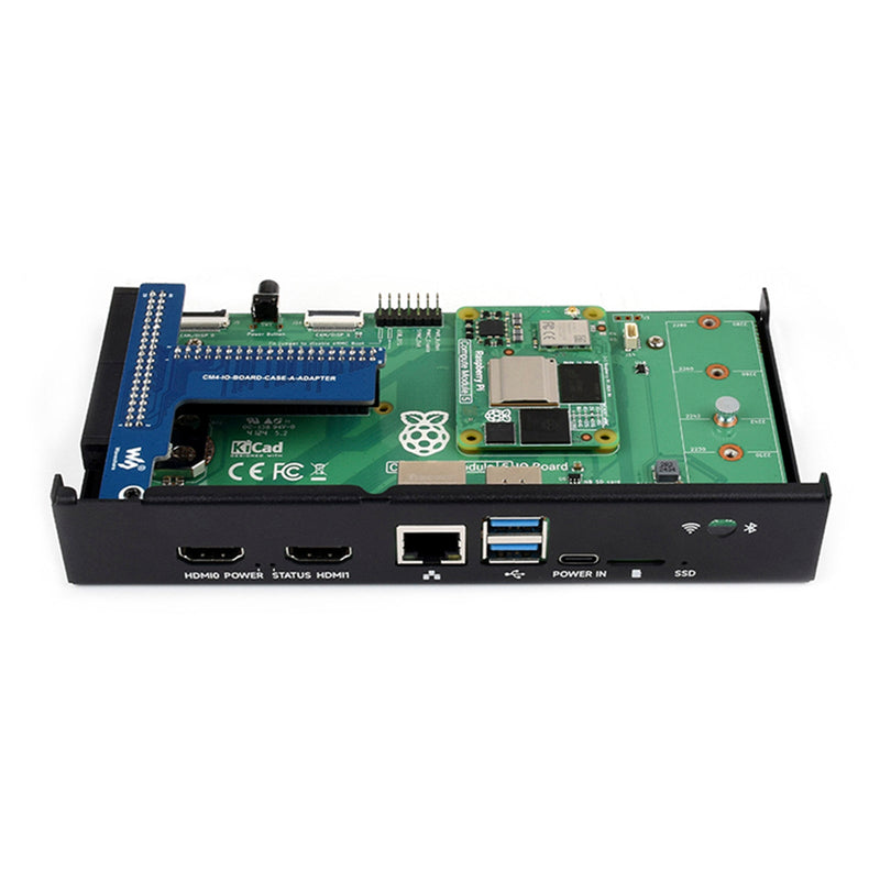 Raspberry Pi CM5 IO Compute Module 5 IO Board Metallgehäuse zur Wärmeableitung