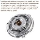 1998-2000 BMW 323i E46 i6 2,5 L Benzinc kjøligere fan-kobling 11521719269 11521719046