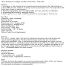 8131 Performer kolhydratbränslefrensningsbränslefilter -6 vid inträde