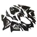 Kit de plástico de carenado negro brillante para Kawasaki Zx10R 04-05