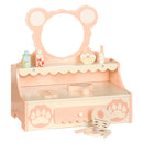 Kinder Schminktisch mit Spiegel – Prinzessin Schminkset für Mädchen ab 3 Jahren mit 8 Zubehörteilen und Schublade