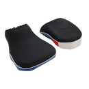 El asiento de pasajero del conductor de almohada completo se ajusta al azul para BMW R1200GS 14-18 R1250GS