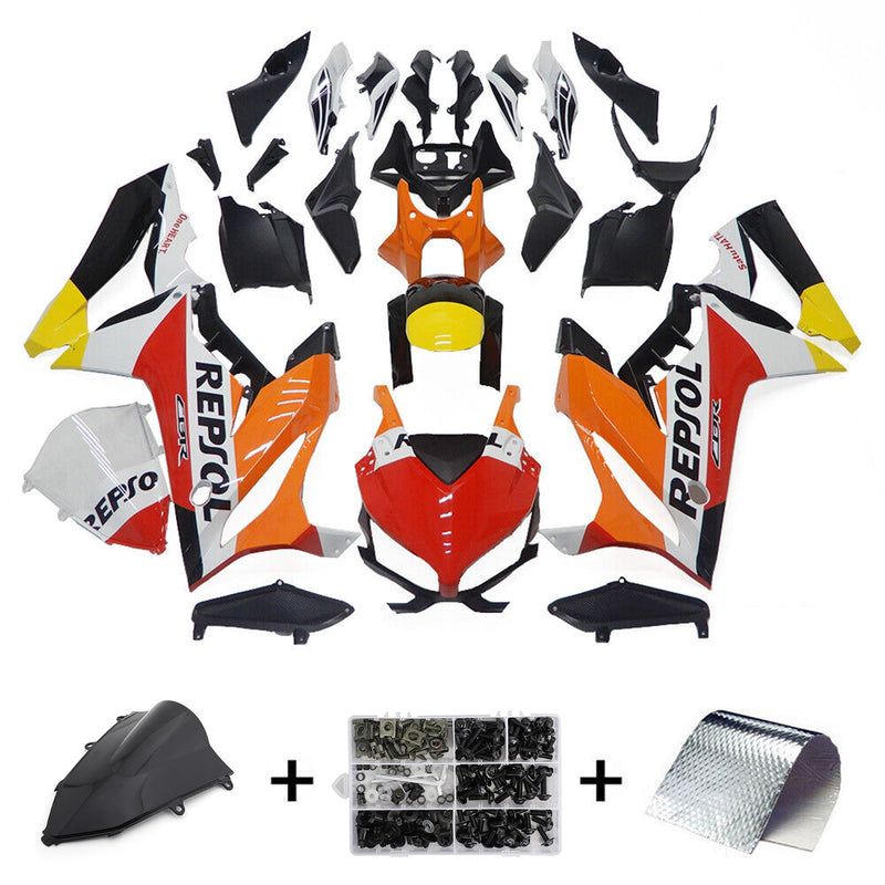 2019-2020 Honda CBR650R Kit de carenado de inyección Cuerpo Plástico ABS