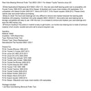 2015-2017 Nissan Xterra Rear Axle Bearing Removal Puller Tool 09521-25011