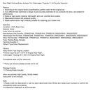 Parkeringsbremseaktuator høyre bak passer til Volkswagen Touareg 11-16 Porsche Cayenne 7P0609724B