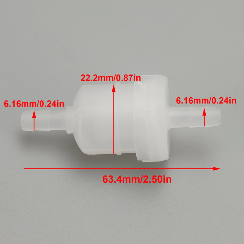 Bränslefilter lämpligt för Mercury Tohatsu 4 hk 5 hk 6 hk 8 hk 2-takts 4-takt 369022301