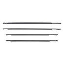 2010–2015 Toyota Prius 4 Stück Tür Glas Gürtel äußere Formteil Dichtungsstreifen