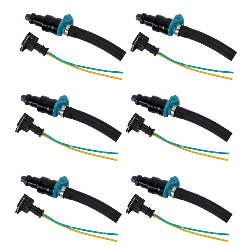 Mercedes-Benz 280SEL 450SE 280SEL 4.5L V8 6PCS Fuel Injector 0280150036