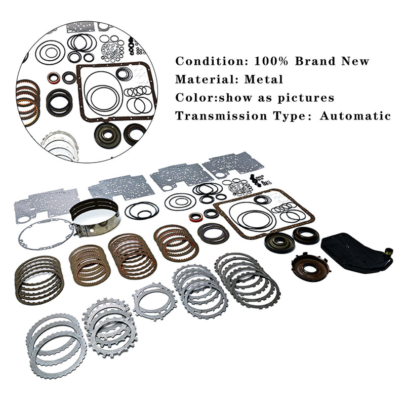 2004 a vyšší GM 4L60E sada pro přestavbu převodovky Super Master s ocelí a písty