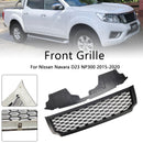 Grade do para-choque dianteiro preto fosco 2015-2020 Nissan Navara NP300 D23