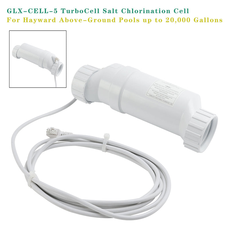 GLX-CELL-5 TurboCell suolan kloorauskenno Hayward-altaille jopa 20 000 gallonaan