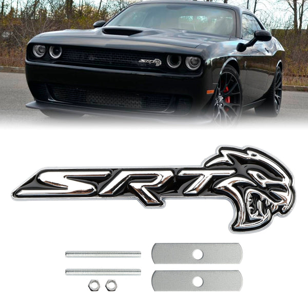 Cooler Grill Srt Hellcat Emblem Badge For Charger Challenger SRT Chrom