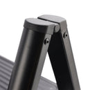 Step Ladder 2-tasoiset taitettavat alumiiniset leveät ja kevyet kompaktit tikkaat