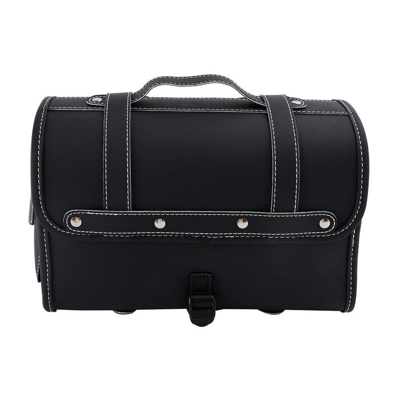 Universal Satteltasche Seite Aufbewahrungstasche Pannier Gepäck Pu Für Motorrad Schwarz