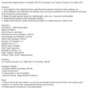 Brandneue Motorbaugruppe 2TR-FE 4-Zylinder für Toyota Tacoma 2.7L 05-2015