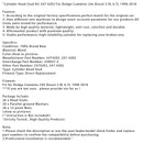 Zylinderkopfbolzen-Satz 247-4202 für Dodge Cummins 24V Diesel 5,9L und 6,7L (Baujahre 1998–2018)