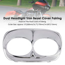 Kledning med dobbel frontlysramme for Road Glide 1998-2013