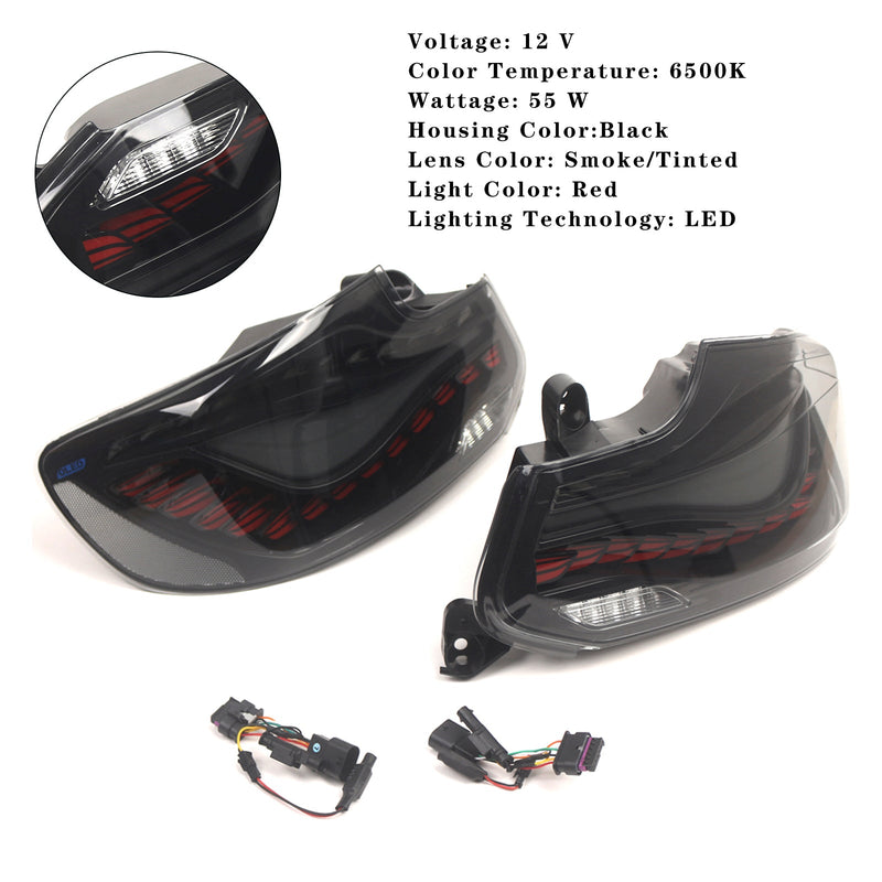 L&amp;R Geräucherte LED Rückleuchten Hinten Lampe Montage Für BMW 2 F22 F23 F87 14-20
