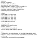 Luftmassenmesser Sensor Für BMW 318i 318ti 750iL 850Ci Z3 0280217110