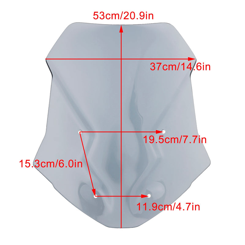 2022-2024 TIGER 1200 GT Todos os modelos MODETRIMENTO MOTORCYCILENT Proteção do vento