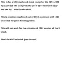 Reservoir body & Shaft Clamp 803-00-208 For Fox Float X Shock rebuild Vise Clamp