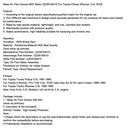 1988-1995 Toyota Trucks 4Runner 3.0L Air Mass Metr MAF-METER 22250-65010