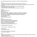 2013-2019 Porsche 911 Parkeringsbroms Manöverdon Bak Vänster 298609403 97035209105