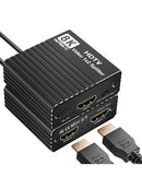8K HDMI 1 zu 2 Splitter HD2.1 8K60hz/4K120hz/1080P240hz mit EDID Splitter 1x2