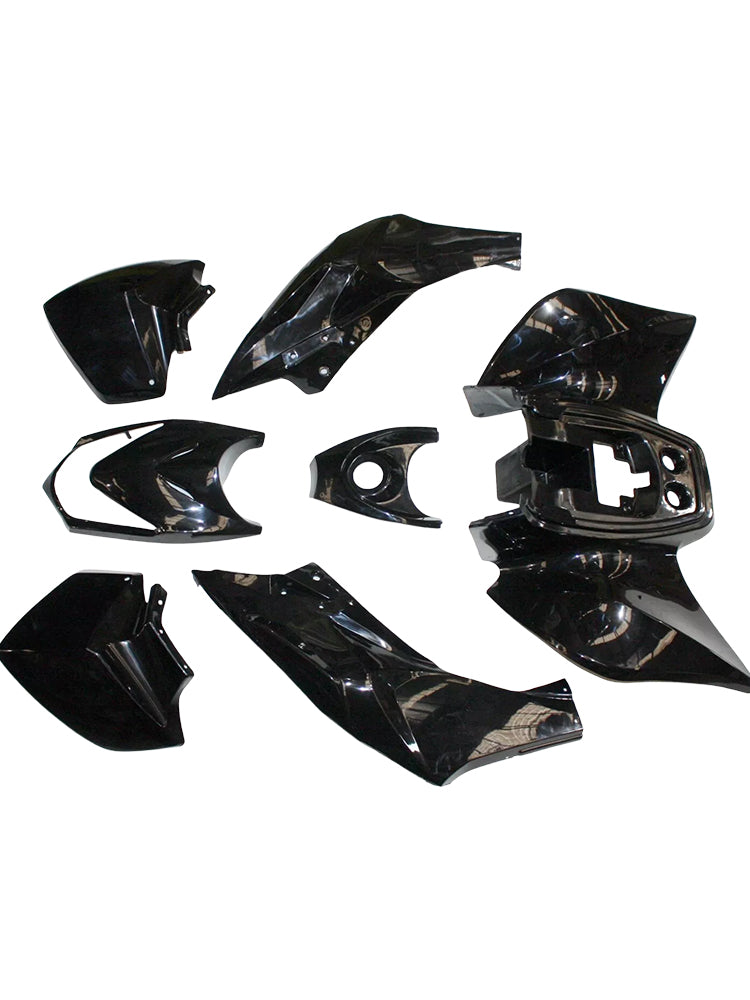 Plast kåpa Fender Guards Cover Kit för 125cc Tiger Quad Dirt Bike ATV Svart