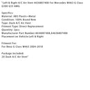 2004–2018 Mercedes W463 G-Klasse G500 G55 AMG Klimaanlage links und rechts 4636807408