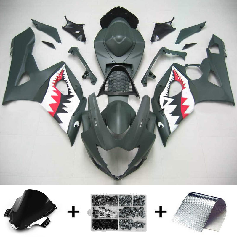 2005-2006 Suzuki GSXR1000 K5 Zestaw wyzwalacza wtrysku Nadwozie Plastik ABS