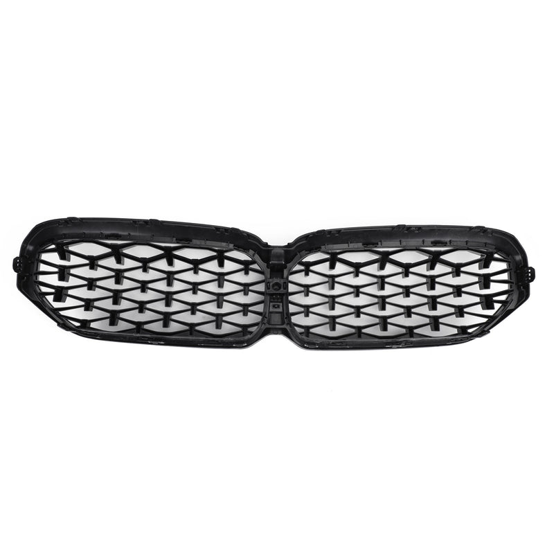 Glanset krom, svart frontgrill med kameratilpasning BMW 5-serie G30 G31 21-22