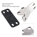 Peterbilt 359/379 ohjaamon alempi pakokaasu Ruostumattomasta teräksestä 14-12998