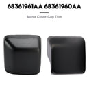 Par Mirror Cover Cap Trim Højre passager til Jeep Wrangler JL 2018-2023