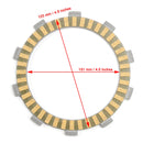 Disk tření spojky pro Kawasaki Ex400 Ninja 400 2018-2024 13088-0593
