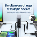 F8A Ladestation USB 6-Port Schnelle Ladegerät PD100W Ladestation Smart Ladegerät