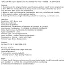 2004-2010 Ford F-150 V8 5.4L 2PCS LH+RH Motorventildeckel 9L1Z6582D