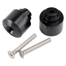 Aluminum handlebar end weights, black, for Honda CBR 600, CBR 900, VFR800, CTX 700