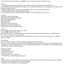 2017–2023 BMW 5er G30 Limousine M5-Style Heckspoiler in Schwarz glänzend