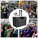 CX-10 Tragbares Megaphon Drahtloses tragbares PA-Lautsprechersystem Bluetooth FM-Lautsprecher