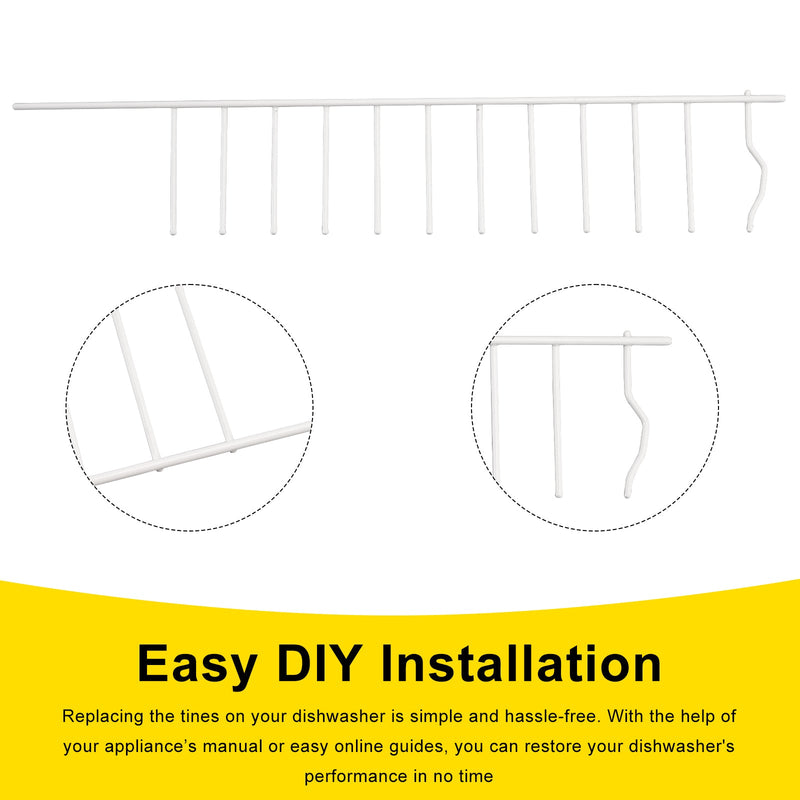 Reemplazo AP5951430 WP8051250 Fila de púas del lavavajillas W10728160 Para Kenmore/KA/Maytag