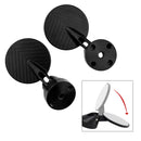 CNC ?50mm Mini Handlebar End Mirror Set For Vespa Sprint Primavera 50 125 150