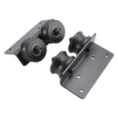 Rolling Library Sliding Ladder Hardware Kit med broms 3,3 ft rund rör