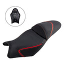 2022-2024 Kawasaki Versys 650 Driver Driver Passaged Batend na frente atrás do travesseiro vermelho