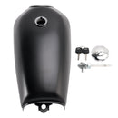 Cafe Racer Petrol Tank 9L/2.4 Gal til Honda CG 125 - Matt Black