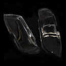 2004–2006 BMW X5 E53 2 Stück Frontscheinwerfer Glas klare Abdeckung