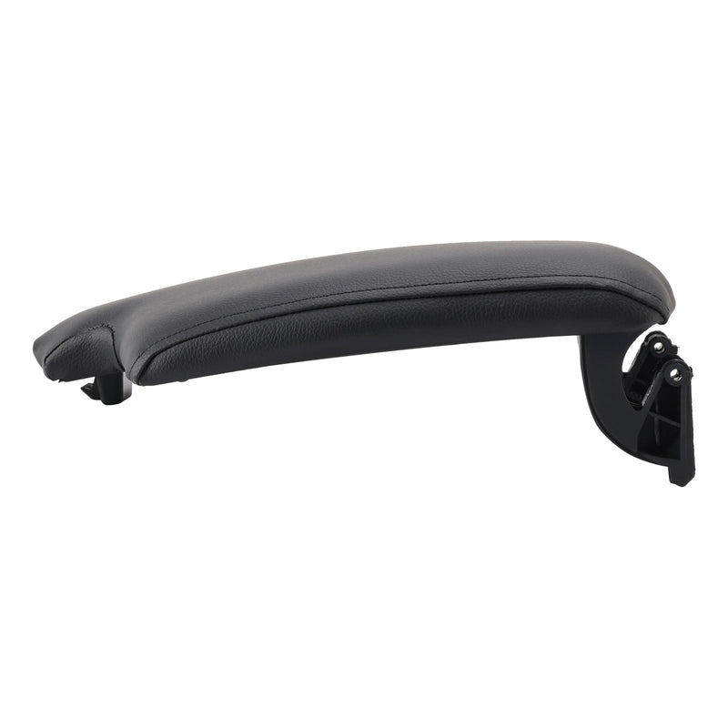 Schwarzer Leder-Armlehnen-Mittelkonsolendeckel für BMW E90 E91 E92 E93 51169134486