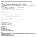 2016-2022 Honda Pilot 2PCS Gray Sun Visor Left & Right 83280-TG7-A12ZA 83230-TG7-A12ZA